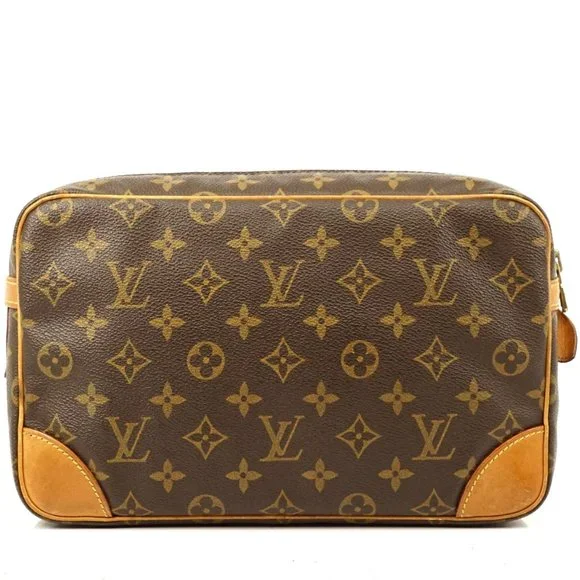 Auth Louis Vuitton Compiegne 28 Clutch #3483L83 - Picture 4 of 10